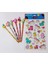 Unicorn Başlıklı Kurşun Kalem 6 Lı Set ve A4 Unicorn Stickers 1 Set Alana 1 Set Bed 1