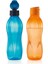 Eco Şişe Suluk Kolay Kapak Deniz Mavisi ve Papaya 750 ml 2'li 1