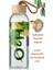 H2O Borosilikat Cam Matara Bambu Vakum Kapaklı 600 ml Su Şişesi Suluk 3