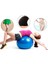 Plates Topu 65 cm Fitilli Pilates Topu Denge Yoga Spor Egzersiz Top Jimnastik Fitness + 1