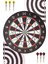 Flocked Dart Seti 45 cm (18 Inç) Büyük Boy + 6 Dart Oku (18 Gr) Hedef Tahtası 1