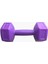 Body-Gym 2 kg x 2 Adet Dambıl Vinyl Kaplı Dumbell Ağırlık - Mor 3