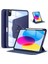 Apple Ipad Pro 11 1. ve 2. Nesil Kılıf Katlanabilir Kalemlikli Ayarlanır Stand Uyku Modlu 360 Derece Dönen Şeffaf Arka 1