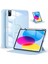 Apple Ipad Pro 11 1. ve 2. Nesil Kılıf Katlanabilir Kalemlikli Ayarlanır Stand Uyku Modlu 360 Derece Dönen Şeffaf Arka 1
