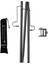 2pcs Katlanabilir Fener Standı 100CM Hafif Açık Lamba Kutup Askı (Yurt Dışından) 2