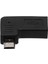 90 Derece Mikro USB Erkek To Tip C Kadın Sağ Açısı Erkek USB Adaptörü Sağ (Yurt Dışından) 4