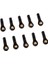 Rc Model Yedek Parçaları Için 3-7 Pack Naylon Universal Ball Head Push Rod Konektörü M2, Siyah, 3 Pcs (Yurt Dışından) 1