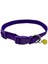 2863 15 mm Zilli Kedi/köpek Tasması Mor 2