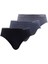 3'lü Paket 9672 Pamuklu Erkek Slip Külot Beyaz BS-9672-3 1