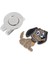 Golf Şapka Klipli Köpek ile 3portable Mini Alaşım Golf Top Işaretleyici 3 Adet (Yurt Dışından) 5