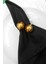 6 Adet Emtory Design Gold Metal Halkalı Peçete Yüzüğü - Gold Napkin Rings 3