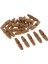20 Parça Ahşap Düğme Ahşap Düğmeler El Sanatları Için 1 Delikli Dikiş Diy Kahverengi2 50 x 13MM (Yurt Dışından) 4