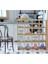 El Yapımı Ahşap Raf Organizatörü 1/12 Ölçekli Dollhouse Mobilya Dekoratif Seti Natural1 (Yurt Dışından) 2