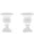 3x2 Parça 1/12 Beyaz Fot Bebek Evi Minyatür Bahçe Dekorasyonu 3 Pcs (Yurt Dışından) 2