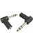 4x 6.35MM 1/4 '' 3,5mm 1/8 '' Kadın Stereo Ses Adaptörü (Yurt Dışından) 4