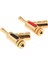 4pcs/set 4mm Saf Bakır Muz Hoparlör Kablosu Terminal Konektörleri (Yurt Dışından) 4