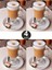 4'lü Kulplu Cam Latte Cappuccino Macchiato Nescafe Irish Coffee Kupası 1