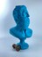 Poseidon 'blues' Dekoratif Heykel, Pop Art Roma Yunan Heykelleri 3