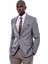 Ekose Çizgili Gri Slim Fit Ceket 5