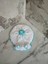 MadeByMayHand El Örmesi Banyo Lifi Çeyizlik Lif Mavi Çiçek Yuvarlak 1
