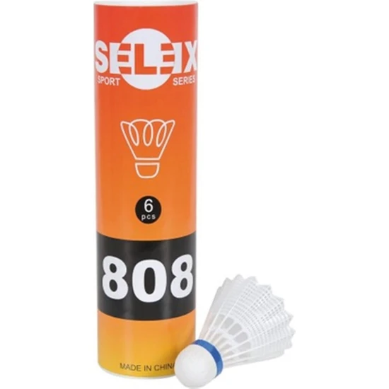 Selex 808 6'lı Plastik Badminton Topu