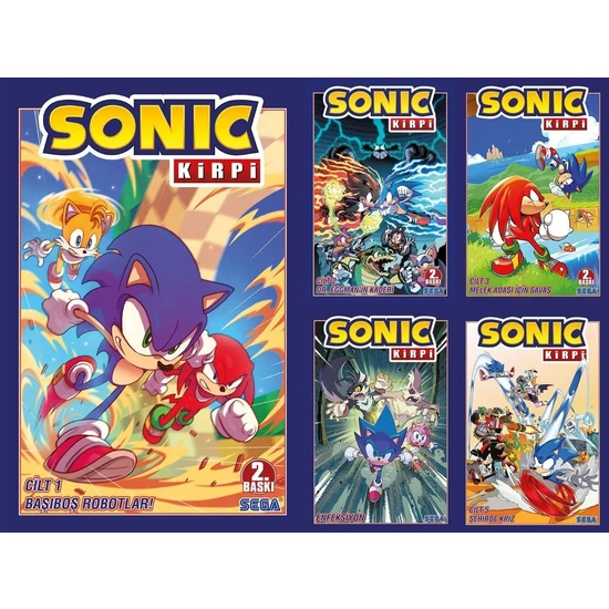 Kirpi Sonic - Cilt 1-5 Set