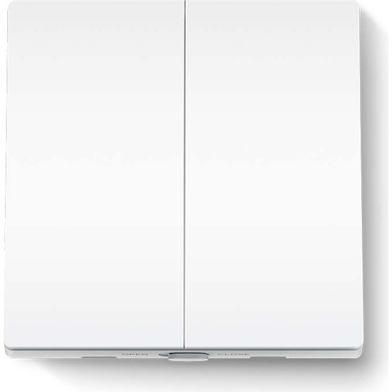 TP-LINK Tp-Link Tapo S220 Smart Light Switch 2-Gang 1-Way Resim-1