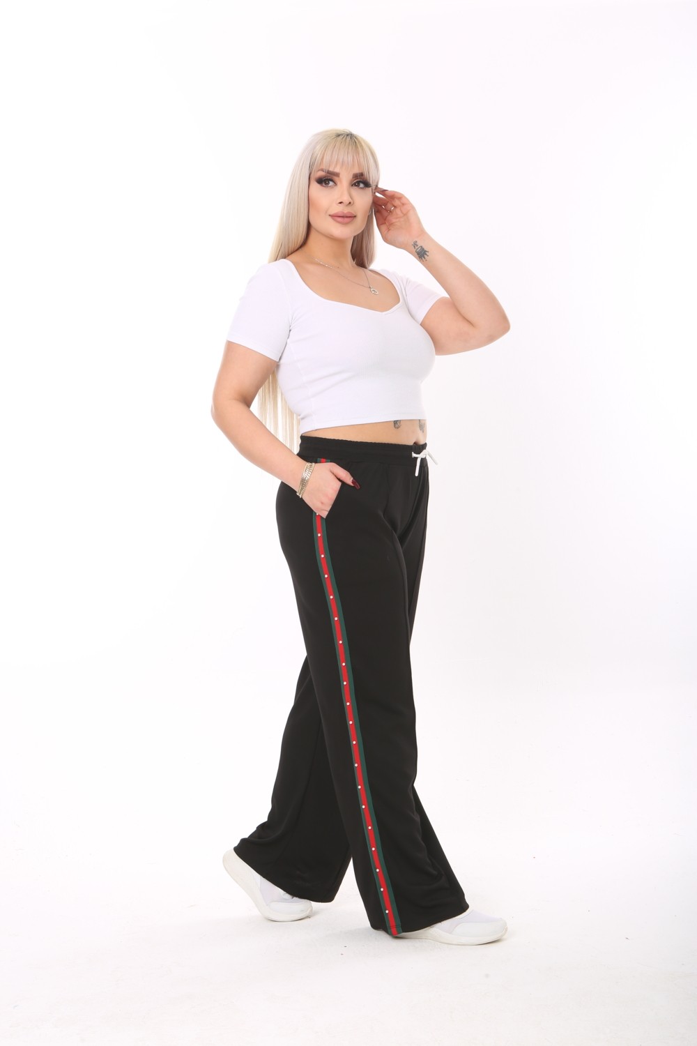 Büyük Bedenim Bol Paça Pantolon
