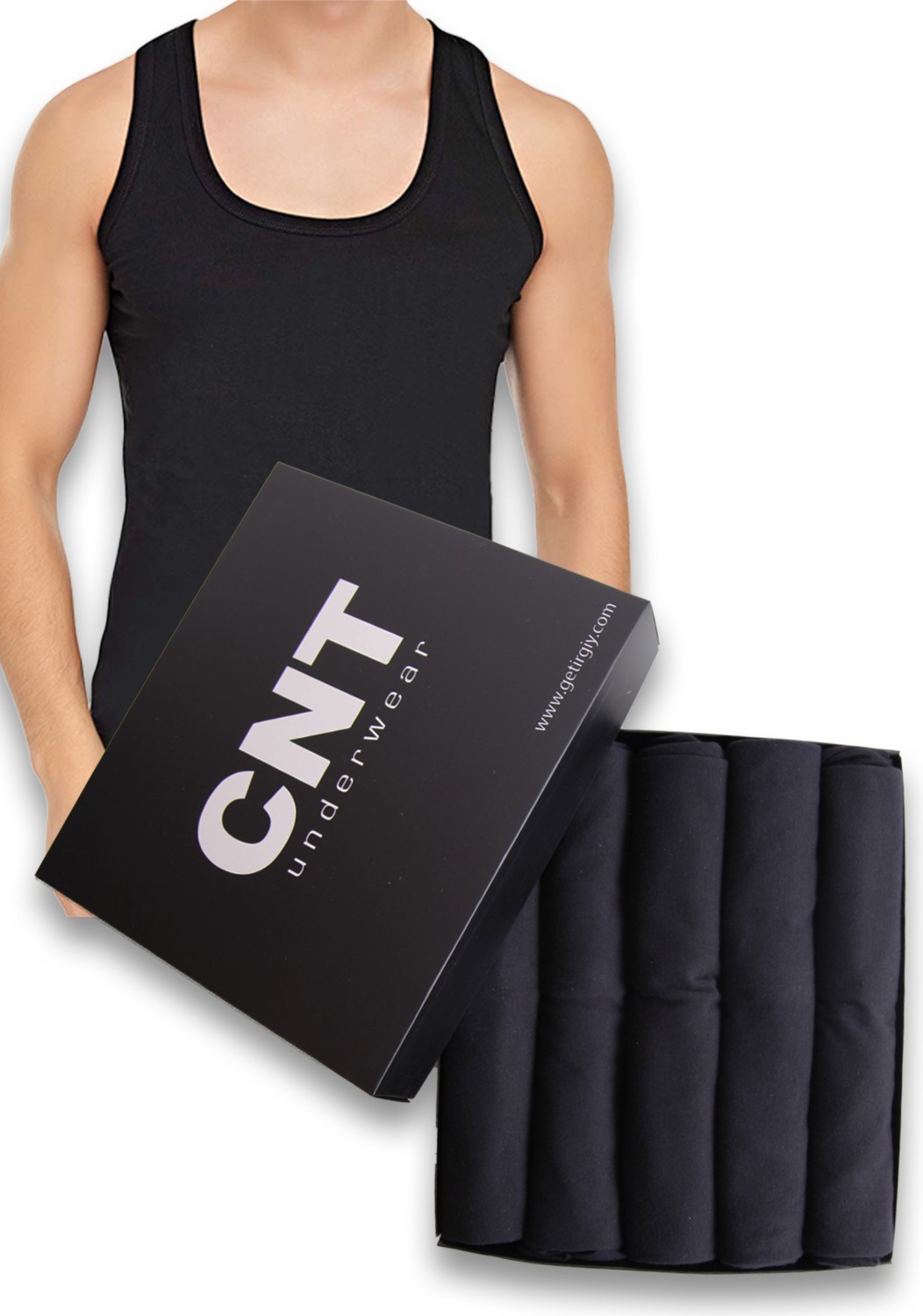 Cnt Erkek Atlet Pamuklu Basic 5'li Premium Paket