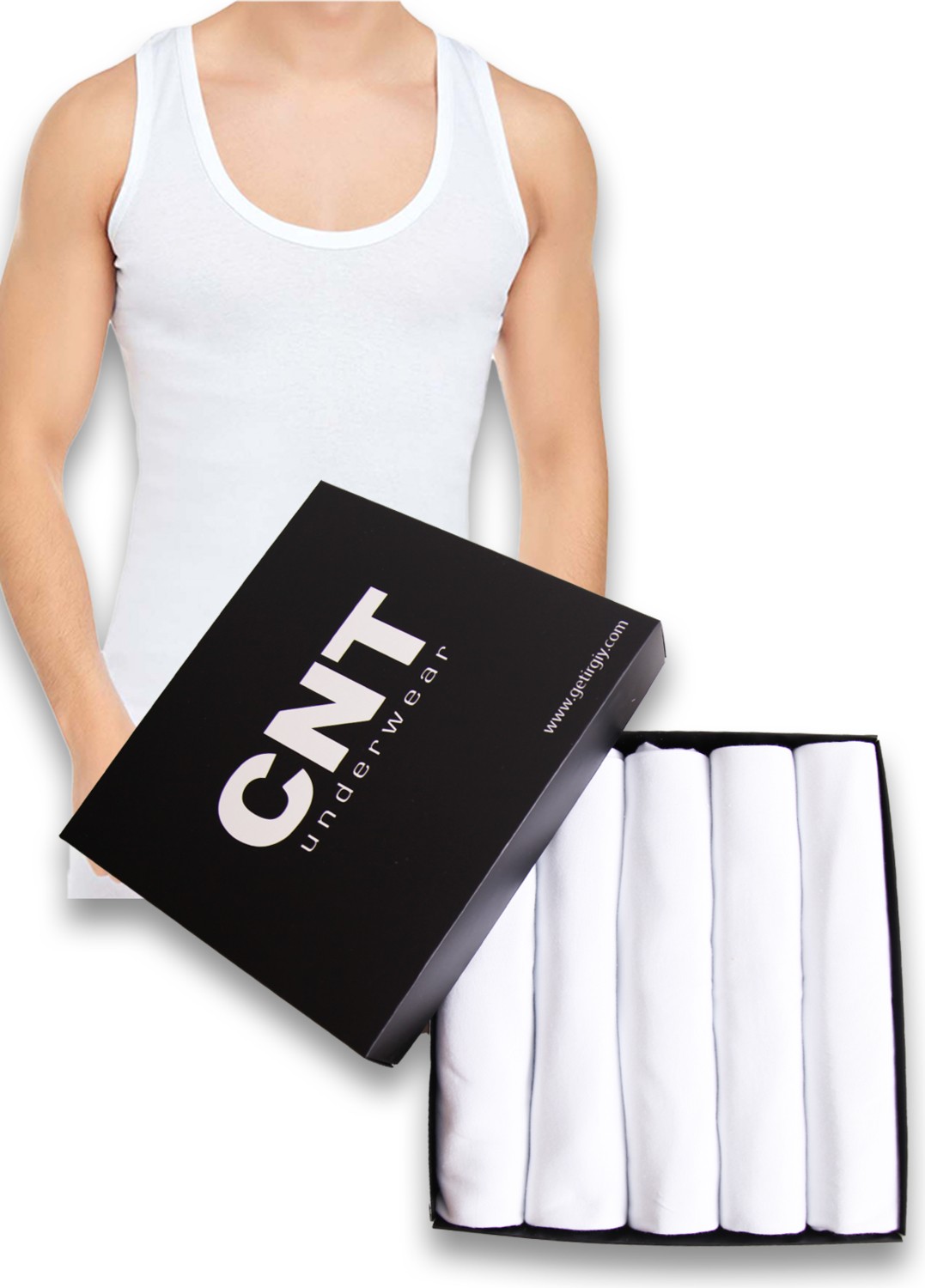 Cnt Erkek Atlet Pamuklu Basic 5'li Premium Paket