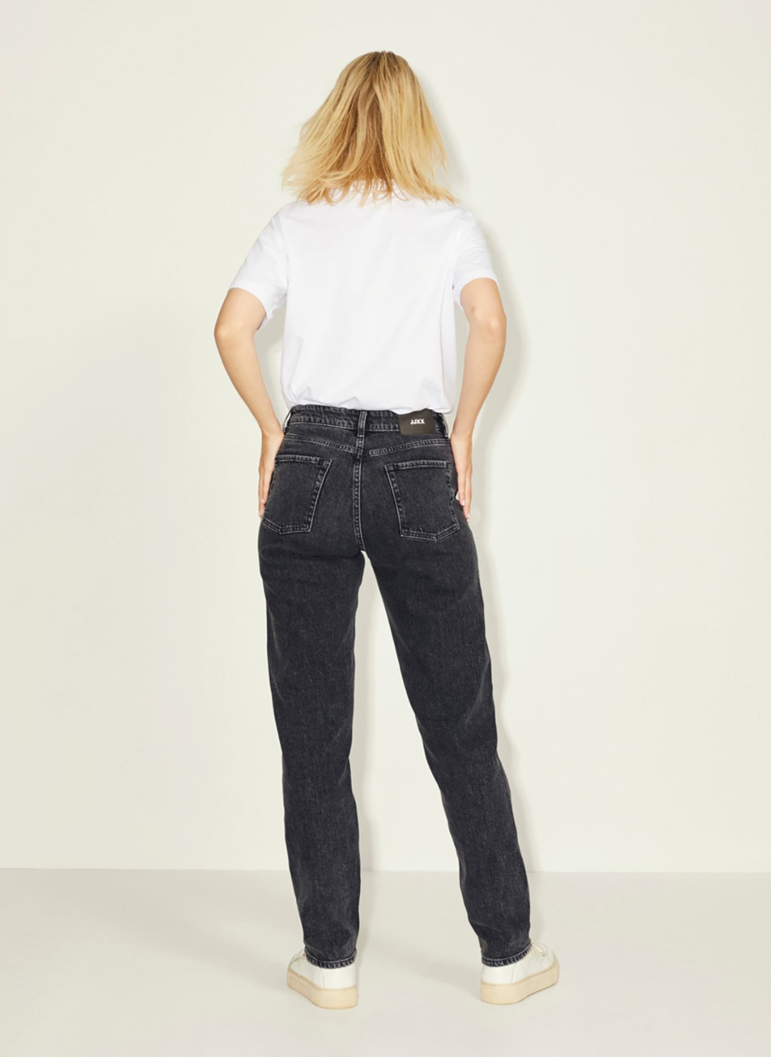 Jack & Jones Jjxx Yüksek Bel Bol Paça Straight Kadın Denim Pantolon 12229026 görsel 2