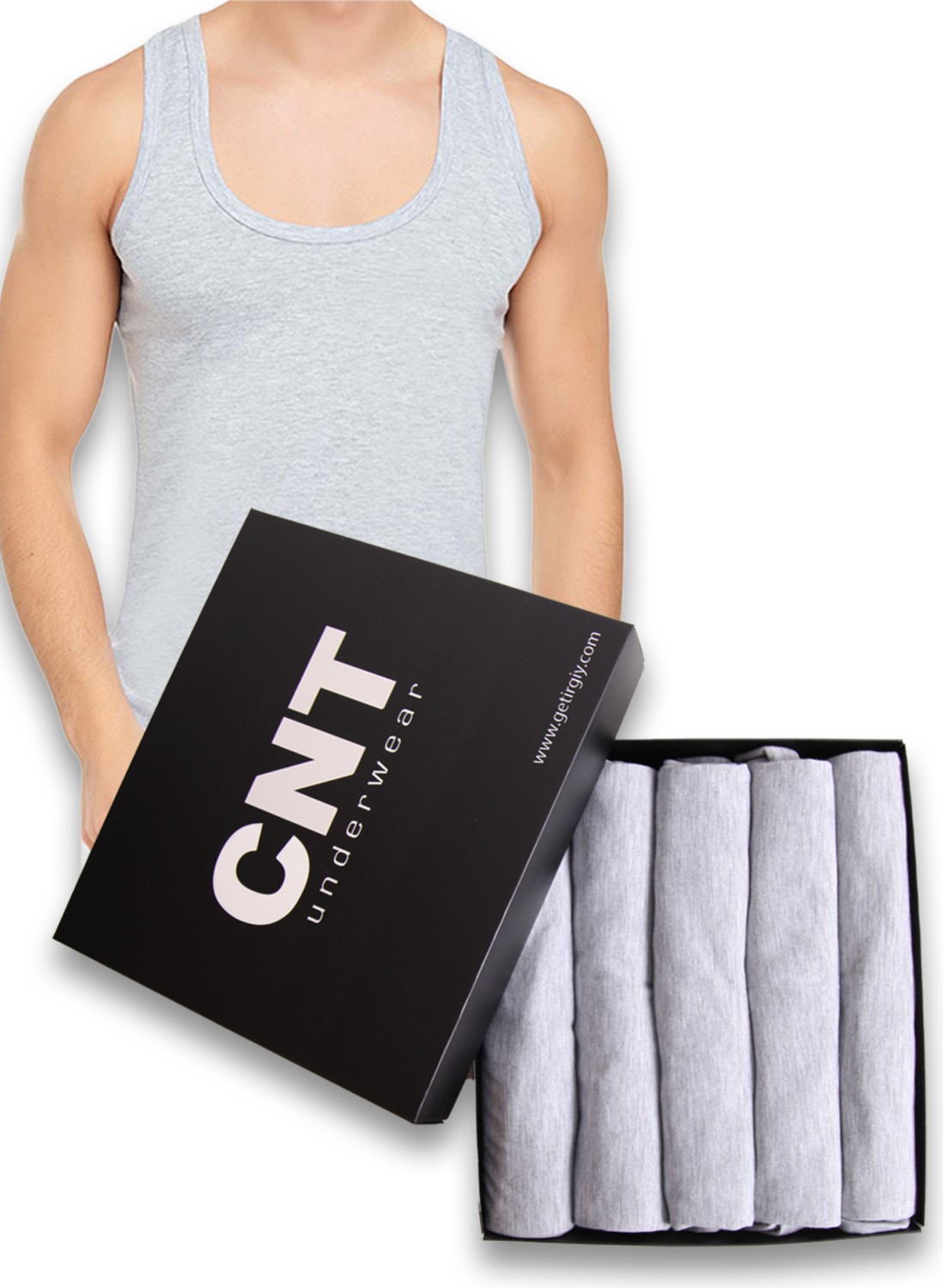 Cnt Erkek Atlet Pamuklu Basic 5'li Premium Paket