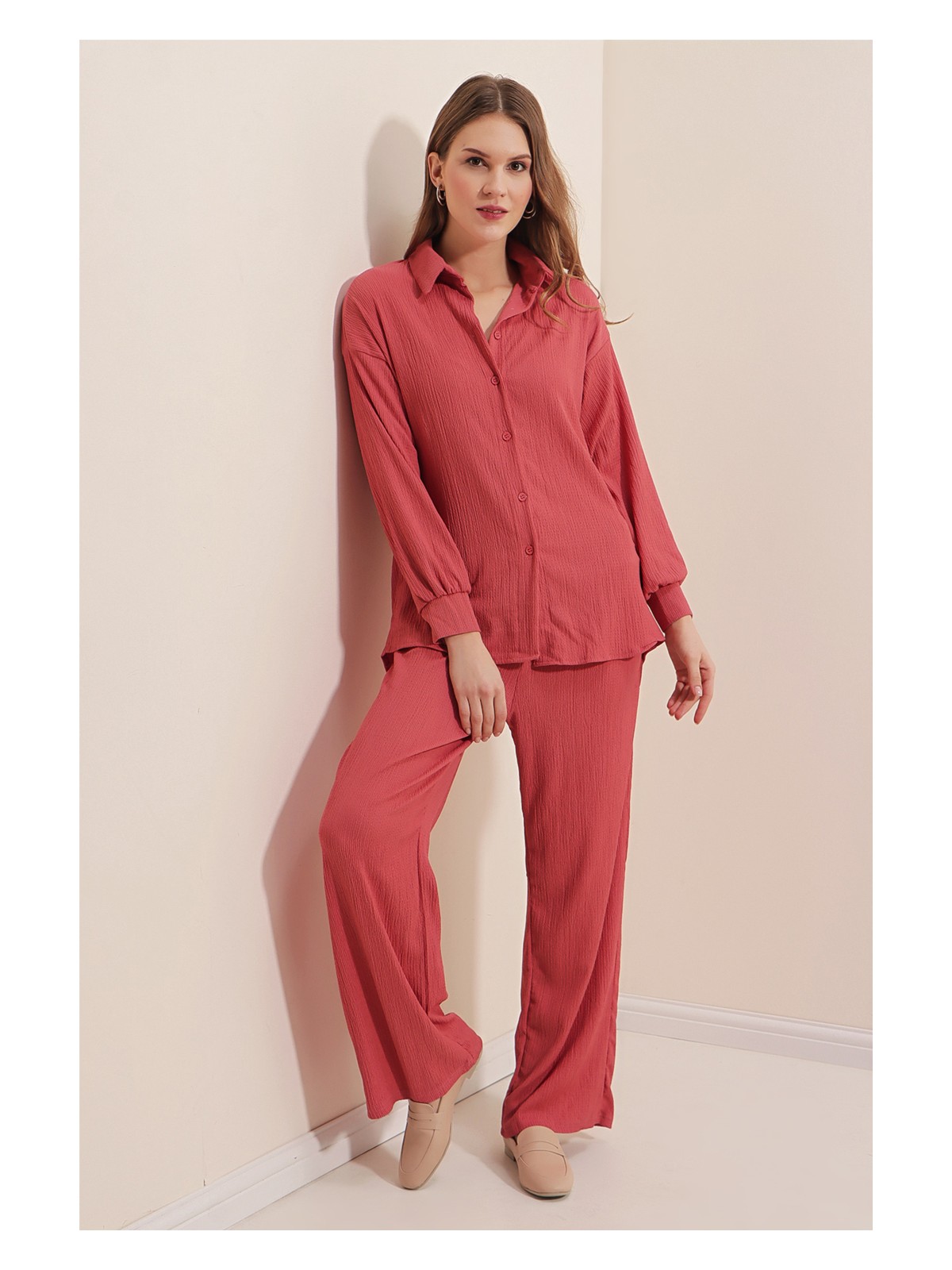 Bigdart 5858 Örme Ikili Takım - Bisküvi - Görsel 3