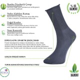 Remix Erkek 6'lı Paket Bambu Dikişsiz Diyabetik Çorap