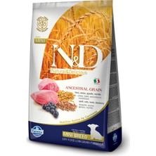 N&D Düşük Tahıllı Kuzu Etli Yaban Mersinli Küçük Irk Yavru Köpek Maması 2.5 kg