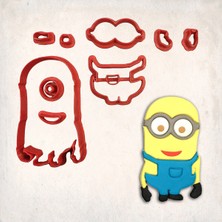 Butedo Despicable Me – Kısa Minion Detay Kurabiye Kalıp Seti 9’lu