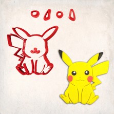 Butedo Pokemon Pikachu Detay Kurabiye Kalıp Seti 6’lı