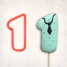 Butedo 1 Rakam Kurabiye Kalıbı Şekillendirici Kopat