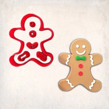 Butedo Gingerman Detay Kurabiye Kalıp Seti 6’lı