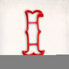 Butedo Stil Rakam 1 Kurabiye Kalıbı Şekillendirici Kopat