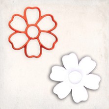 Butedo Çiçek-4 Kurabiye Kalıbı Şekillendirici Kopat 8cm