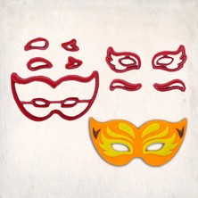 Butedo Maskeli Balo Maskesi Detay Kurabiye Kalıp Seti 9’lu