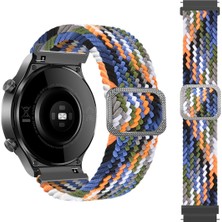 Huawei Watch 3 Gt Gt2 GT2E Gt2 Gt3 Pro 46MM Uyumlu Kordon Örgü Tokalı Kordon