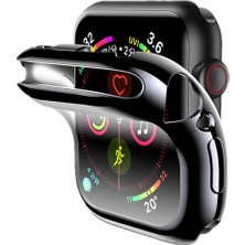 Gregoss Apple Watch Uyumlu  9 8 7 Serisi ( 45MM ) 360 Tam Koruma  Silikon Kılıf