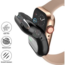 Gregoss Apple Watch Uyumlu  9 8 7 Serisi ( 45MM ) 360 Tam Koruma  Silikon Kılıf