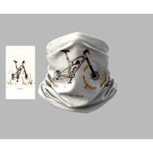 Bisiklet Tasarımlı Motorcu Buff Maske Outdoor Boyunluk Unisex Bandana