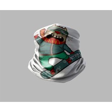 Kayak & Dağ Tasarımlı Motorcu Buff Maske Outdoor Boyunluk Unisex Bandana