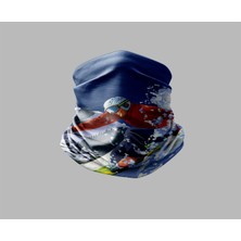 Kayak & Dağ Tasarımlı Motorcu Buff Maske Outdoor Boyunluk Unisex Bandana