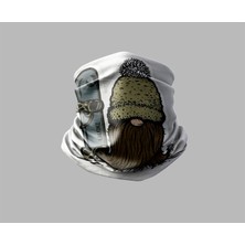 Kayak & Dağ Tasarımlı Motorcu Buff Maske Outdoor Boyunluk Unisex Bandana