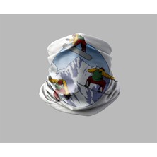 Kayak & Dağ Tasarımlı Motorcu Buff Maske Outdoor Boyunluk Unisex Bandana